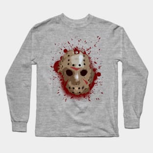 FRIDAY THE 13TH - Bloody Mask Long Sleeve T-Shirt